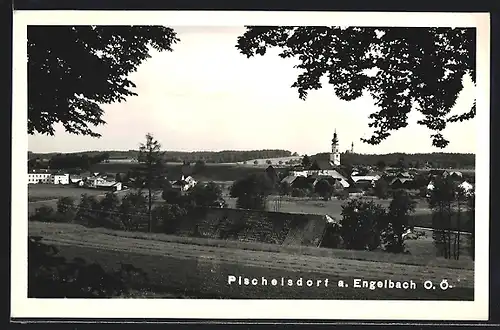 AK Pischelsdorf am Engelbach, Blick zur Kirche