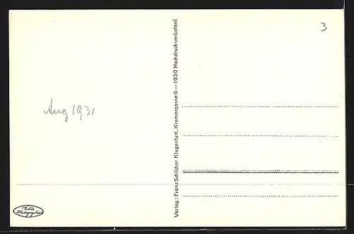 AK Weissensee, Panorama mit Bergen