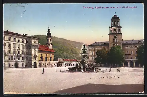 AK Salzburg, Residenzbrunnen