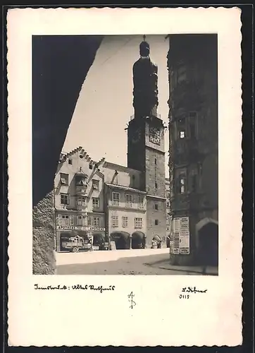 Foto-AK Adalbert Defner: Innsbruck, Altes Rathaus