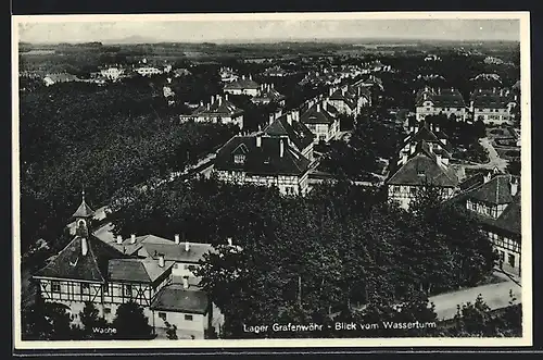 AK Grafenwöhr, Lager vom Wasserturm aus