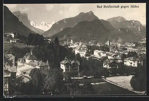 AK Bad Reichenhall, Ortsansicht gegen Süden