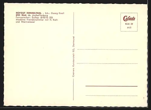 AK Elsenfeld, Hofgut Himmelthal, Inh. Georg Knoll