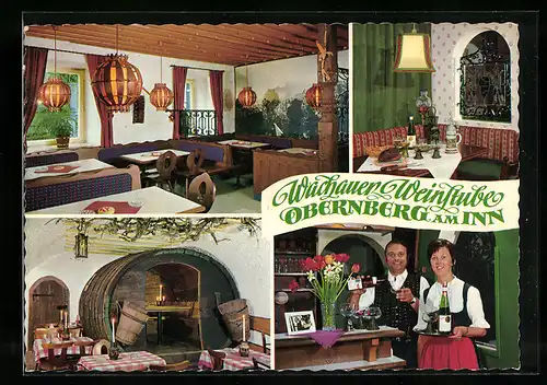 AK Obernberg am Inn, Gasthaus Wachauer Weinstube