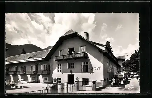 AK Bad Ischl, Hotel Kurhaus Helios, Teilansicht