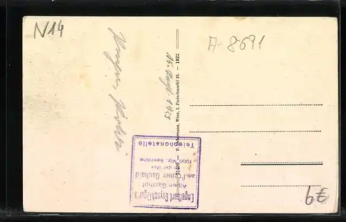 AK Prein an der Rax, Preiner Gscheid, Alpengasthof Geyschläger