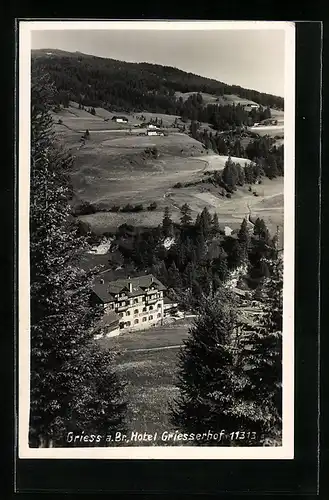 AK Gries am Brenner, Blick auf das Hotel Grieserhof