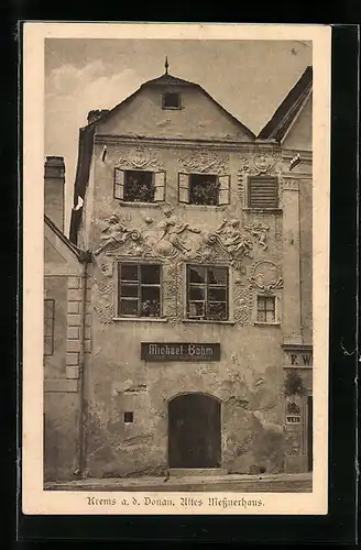 AK Krems an der Donau, altes Metznerhaus