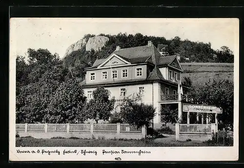 AK Vorra /Fränkische Schweiz, Gasthof u. Pension Sonnenheim