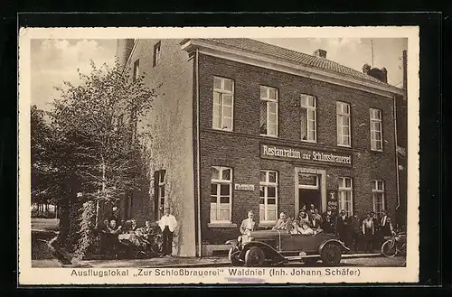 AK Waldniel, Restaurant Zur Schlossbrauerei von Johann Schäfer