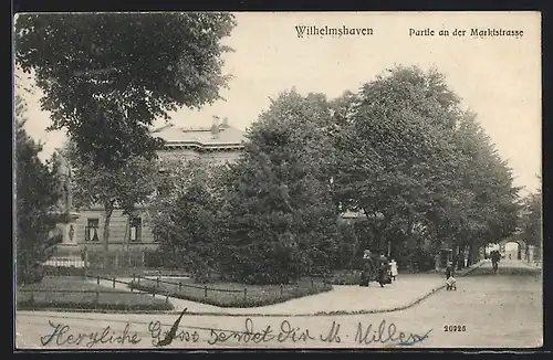 AK Wilhelmshaven, an der Marktstrasse