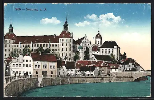 AK Neuburg a. D., Teilansicht