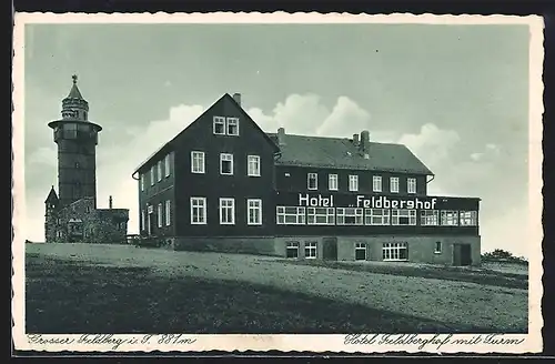 AK Gr. Feldberg i. Taunus, Hotel-Restaurant Feldberghof
