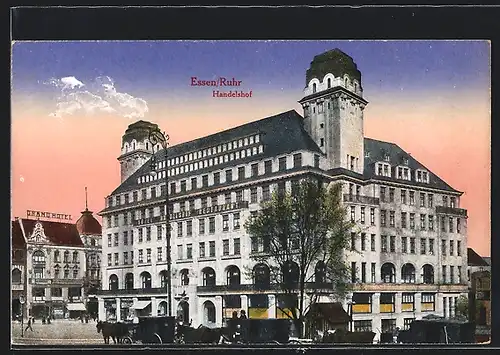 AK Essen /Ruhr, Grand Hotel und Handelshof