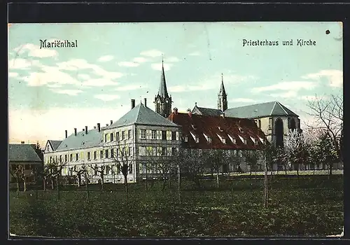 AK Marienthal, Priesterhaus und Kirche