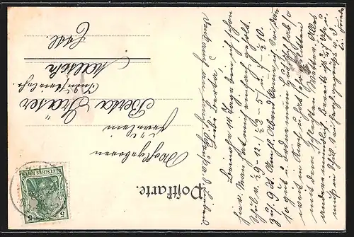 AK Ersingen / Kämpfelbach, Teilansicht mit St. Josefshaus