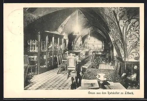 AK Lübeck, Ratskeller, Buffet