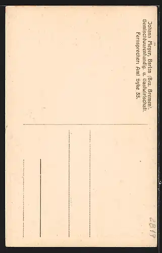 AK Barrien / Syke, Am Kriegerdenkmal