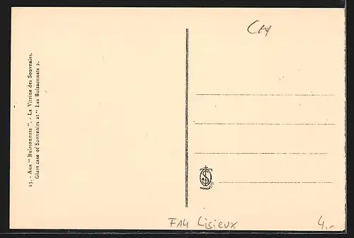 AK Lisieux, Aux Buissonnets, La Vitrine des Souveniers