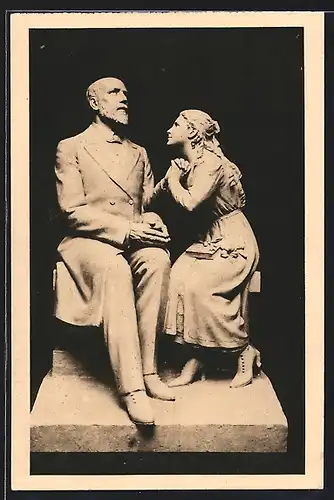 AK Lisieux, Aux Buissonnets, Sainte-Therese de l`enfant Jesus demandant