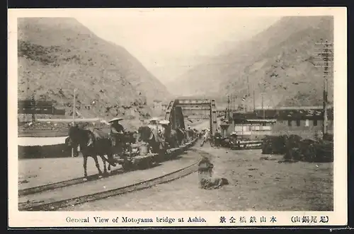 AK Ashio, General View of Motoyama bridge