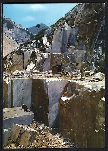 AK Carrara, An den Marmorbrüchen