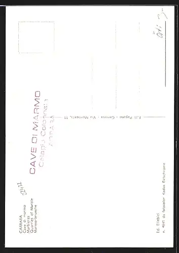 AK Carrara, Leiter in die Marmorbrüche