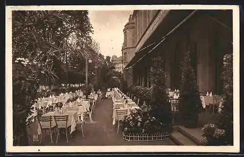 AK Berlin-Tiergarten, Weinhaus Rheingold, Terrasse, Potsdamer Platz