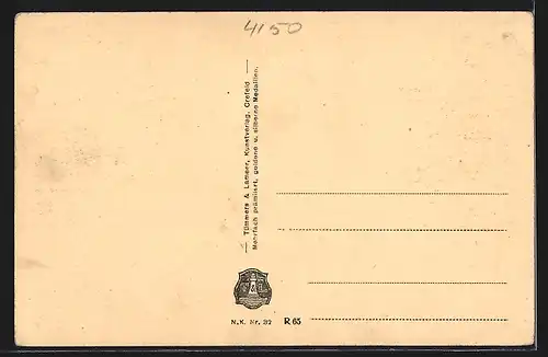 AK Crefeld, Rheinhafen-Partie mit Frachtern