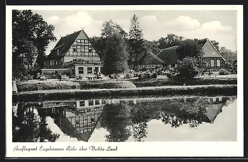 AK Endel, Blick auf das Gasthaus Engelmanns Bäke