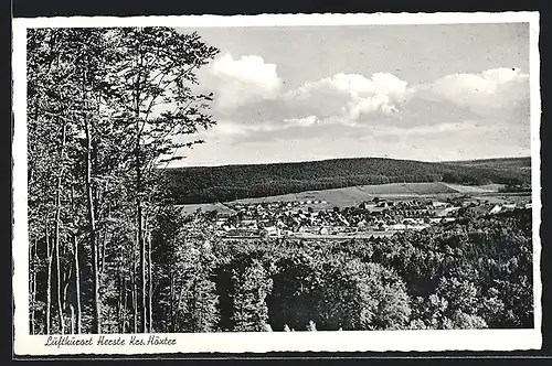 AK Herste /Höxter, Ortsansicht aus der Vogelschau