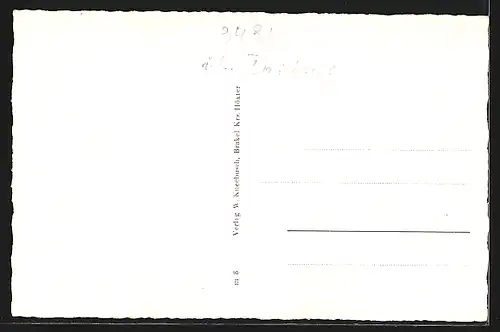 AK Herste /Höxter, Ortsansicht aus der Vogelschau