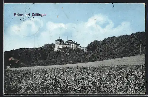 AK Göttingen, Blick auf das Gasthaus Rohns