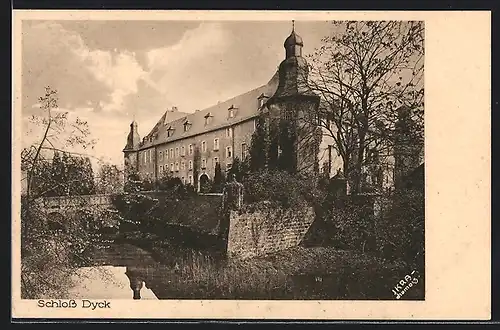 AK Jüchen, Blick auf Schloss Dyck