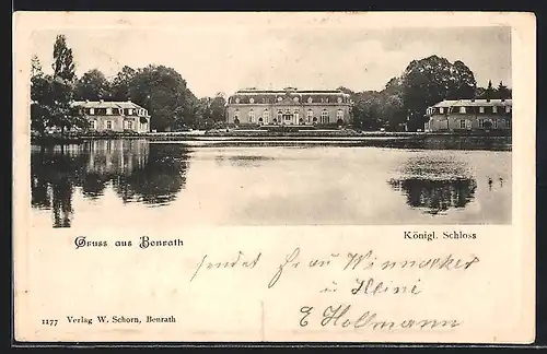 AK Benrath, Königl. Schloss am Wasser