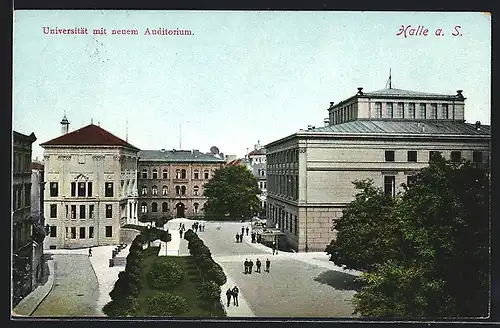 AK Halle a. S., Universität mit neuem Auditorium