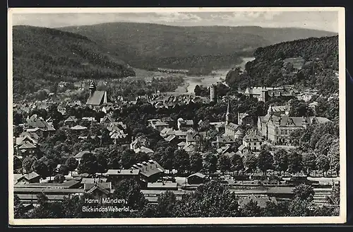 AK Hann Münden, Blick in das Wesertal