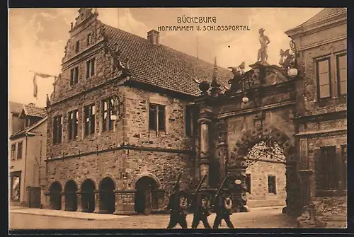 AK Bückeburg, Hofkammer und Schlossportal