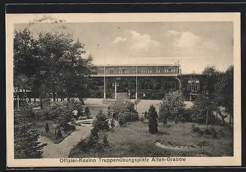AK Alten-Grabow, Truppenübungsplatz, Offizier-Kasino