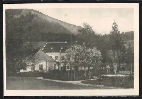 AK Muthmannsdorf, Blick auf das Erholungsheim Felbring