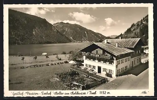 AK Nesselwängle, Haller am Haldensee, Gasthof-Pension Seehof