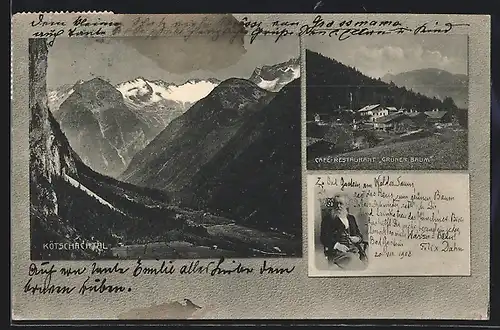 AK Bad Gastein, Cafe-Restaurant Grüner Baum, Kötschachtal