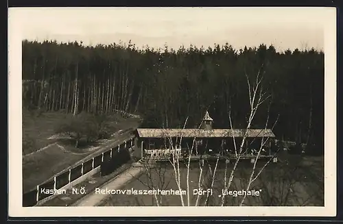 AK Kasten, Rekonvaleszentenheim Dörfl, Liegehalle