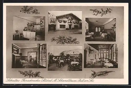 AK Zell am See, Ansichten vom Restaurant Lebzelters Feinschmecker-Stüberl, Inhabern M. Schandlbauer