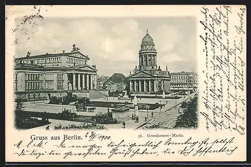 AK Berlin, Am Gendarmenmarkt