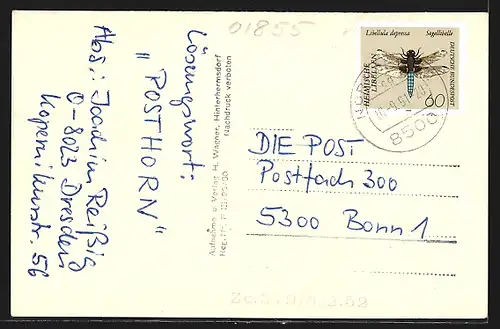 AK Hinterhermsdorf i. Sa., Panorama