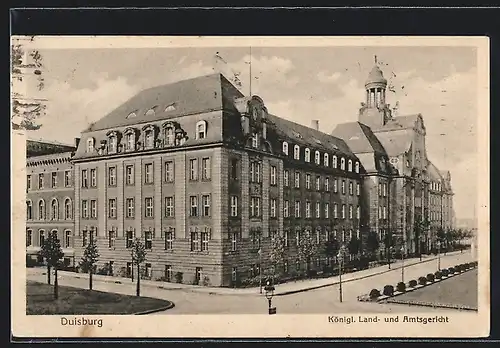 AK Duisburg, Königliches Land- und Amtsgericht