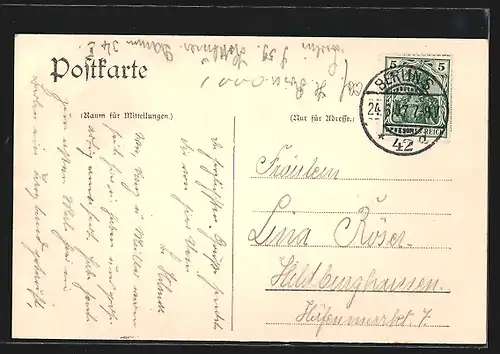 AK Berlin-Grunewald, Schildhorn, Restaurant Hans Ritzhaupt mit Havel und Gruppe am Ufer