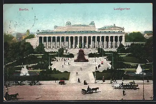 AK Berlin, Lustgarten aus der Vogelschau