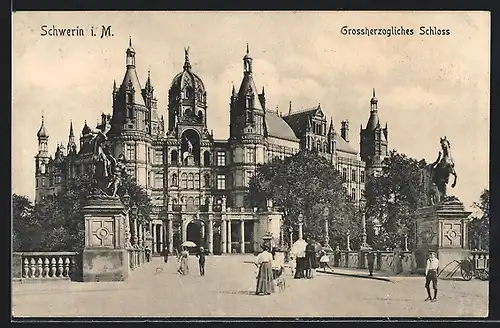 AK Schwerin i. M., Grossherzogl. Schloss